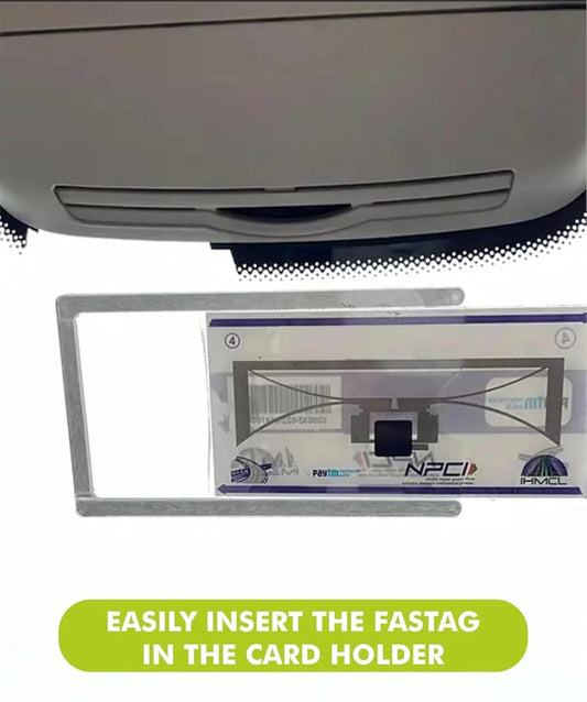 Fast TAG Holder Windshield Glass Protector with 3M Tape