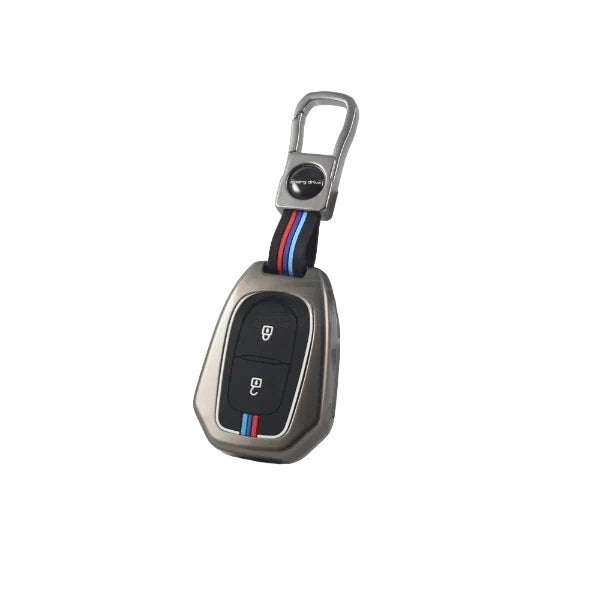 Metal Silicon Key Cover Fit for Renault 2 Button Remote Key (R-1)