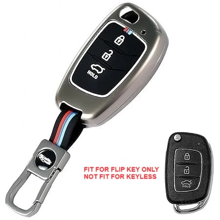 Hyundai Aura | Exter | Venue | Nios | Xcent | i20 Active | i20 Elite | Creta Flip Key (3 Button Smart Flip Key)