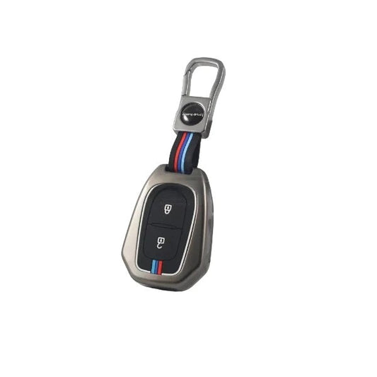 Metal Silicon Key Cover Fit for Renault 2 Button Remote Key (R-1)