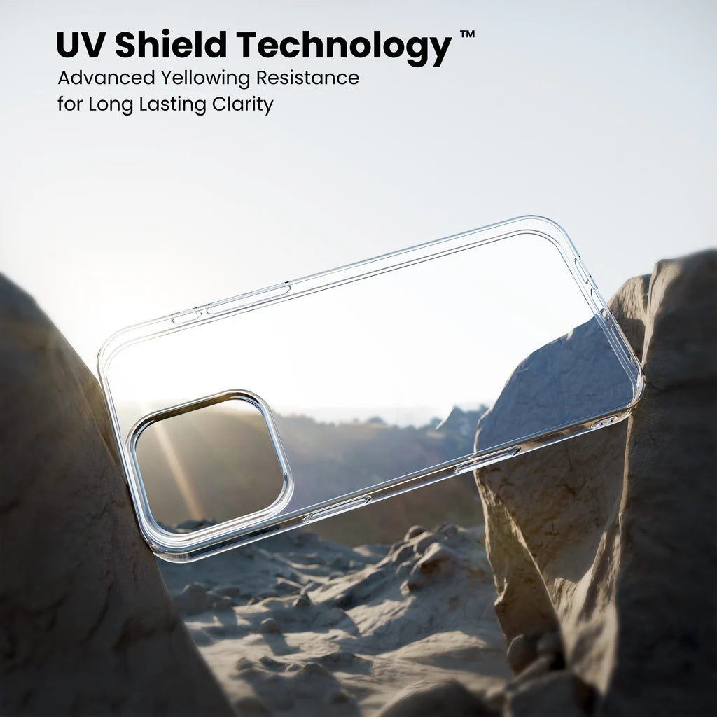 Apple iPhone Back Cover (Shockproof Crystal Clear Anti Yellow Case | Drop & Camera Protection