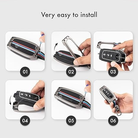 Tata Harrier | Punch | Tigor | Bolt | Nexon | Hexa | Zest | Tiago Flip Key (3 Button Flip Key)