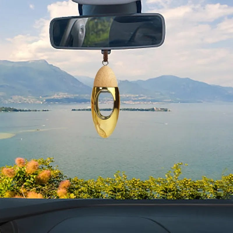 Combo of  Fast TAG Holder + Cleaning Duster + Clear Glass Perfume Aroma Bottle Gold Bullet Car Diffuser