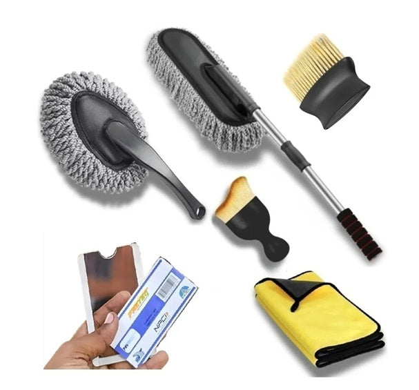 (Combo Pack Of 6 pcs) Car Essential Cleaning Kit