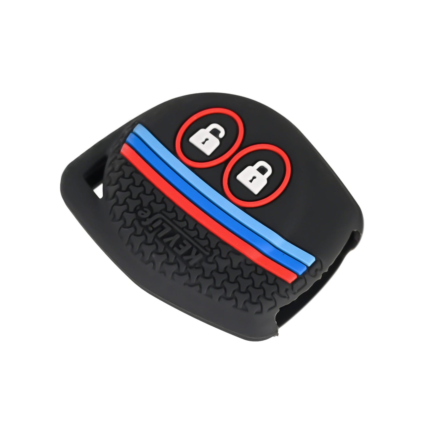 Silicon Striped Premium Car Key Cover Fit for Maruti Suzuki – Alto/Alto-k10/Baleno/Celerio/Ciaz/Dzire/Ertiga/Grand Vitara Fronx/Ignis/Jimny/S-Cross/S-presso/Swift/Brezza