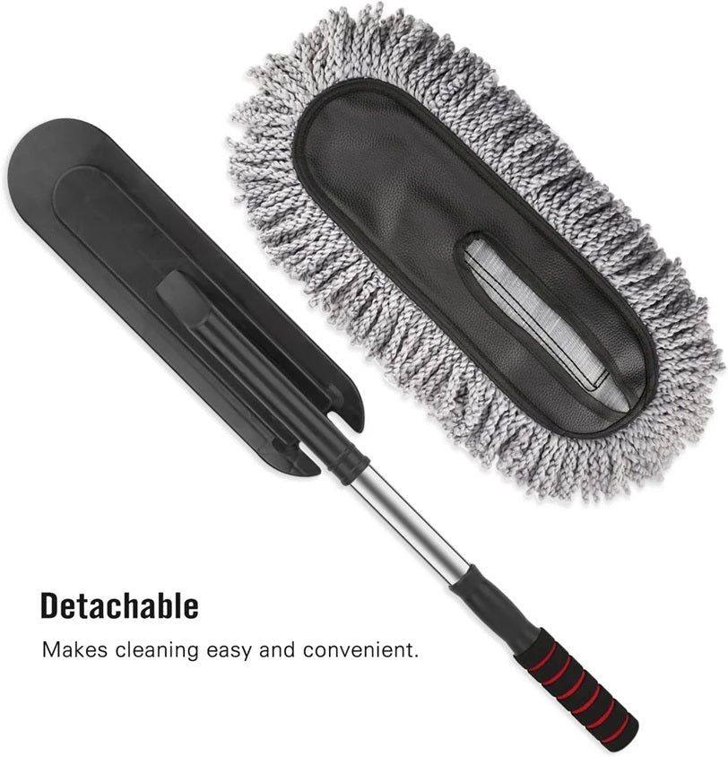 Buy Microfiber Car Cleaning Brush and get 10 windshield glass washing tablet free