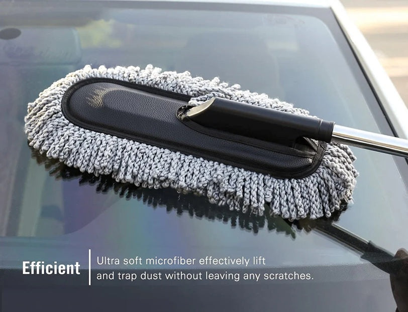 Buy Microfiber Car Cleaning Brush and get 10 windshield glass washing tablet free