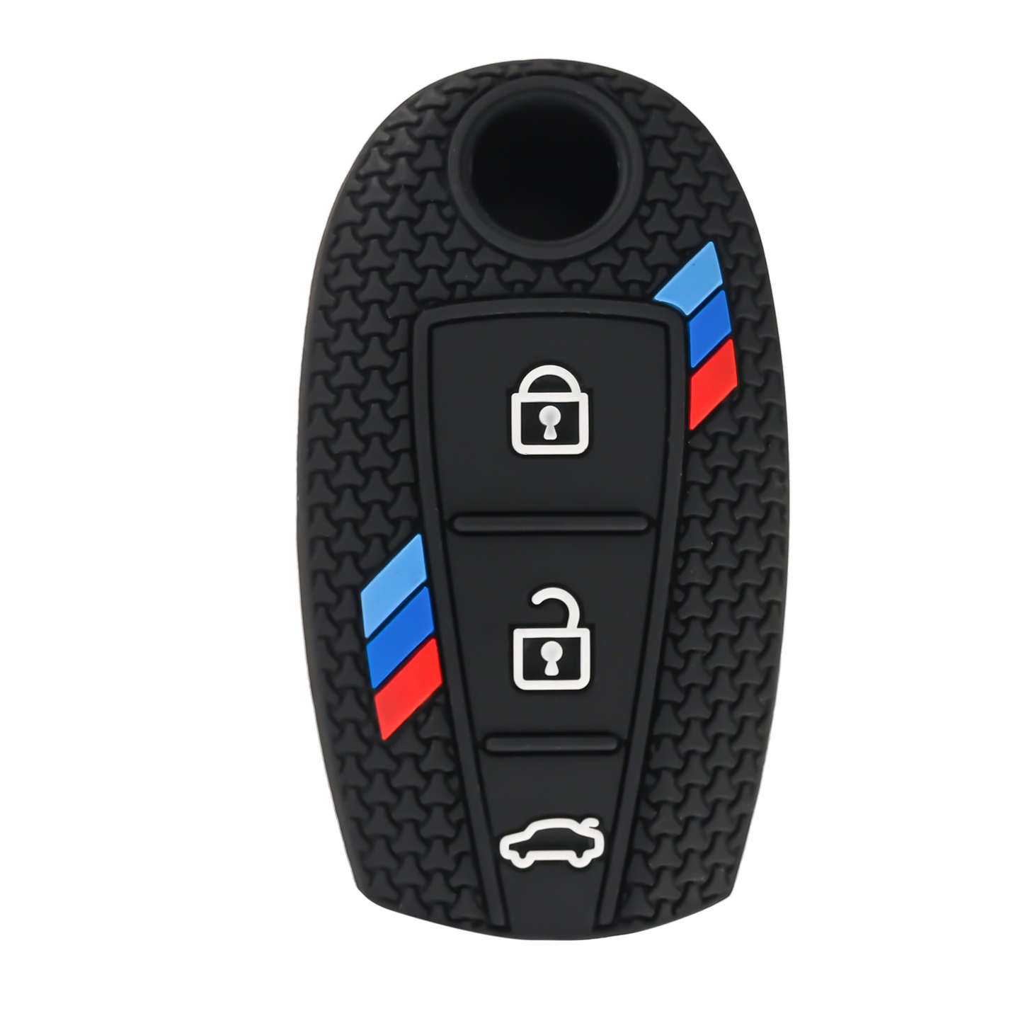 Maruti Suzuki Silicone Striped Car Key Cover Fit Balenoo , ciaz, Vitara Brezza, S-Cross