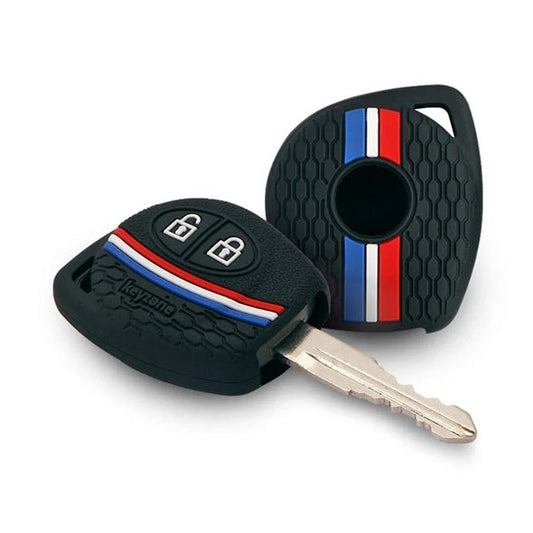 Silicon Striped Premium Car Key Cover Fit for Maruti Suzuki – Alto/Alto-k10/Baleno/Celerio/Ciaz/Dzire/Ertiga/Grand Vitara Fronx/Ignis/Jimny/S-Cross/S-presso/Swift/Brezza